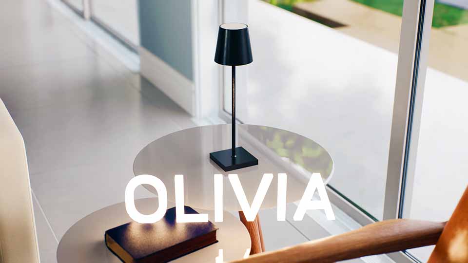 Load video: Video presentation of Olivia cordless table lamp by Decorling