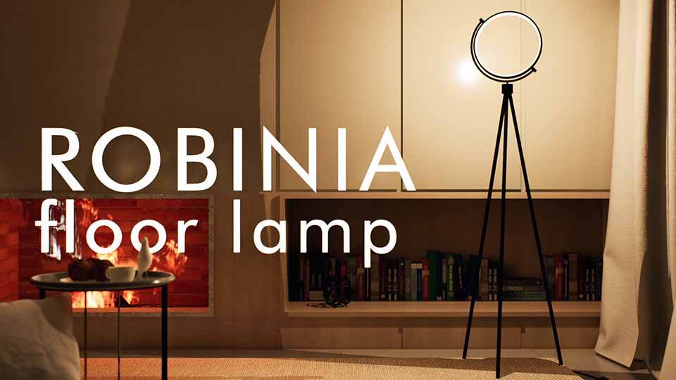 Load video: Video presentation of Robina floor lamp by Decorling